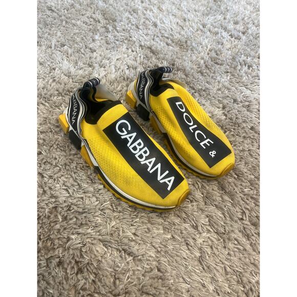 Dolce & Gabbana Sorrento sneakers in a yellow black. Sz 43 Lowest Price Online